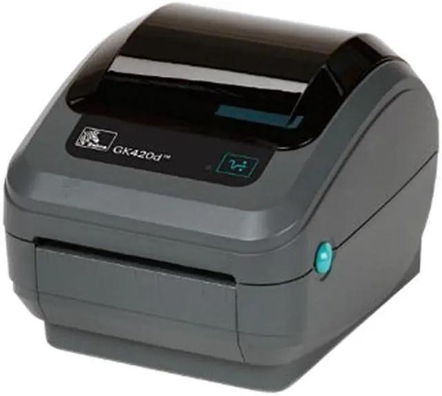 Main image of Zebra GK420d 4” Desktop Direct Thermal Label Printer, 203 dpi, USB, Serial, Centronics Parallel, EPL, ZPLII - GK42-202510-000