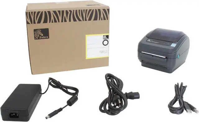Alt view image 6 of 6 - Zebra GX420d 4” Performance Desktop Direct Thermal Label Printer, 203 dpi, USB, Serial, Centronics Parallel, Dispenser (Peeler), EPL2, ZPLII - GX42-202511-000