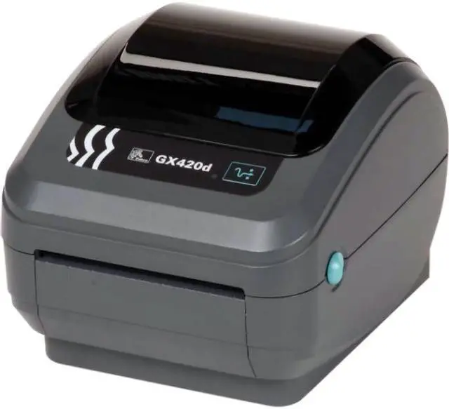 Main image of Zebra GX420d 4” Performance Desktop Direct Thermal Label Printer, 203 dpi, USB, Serial, Ethernet, Dispenser (Peeler), EPL2, ZPLII – GX42-202411-000
