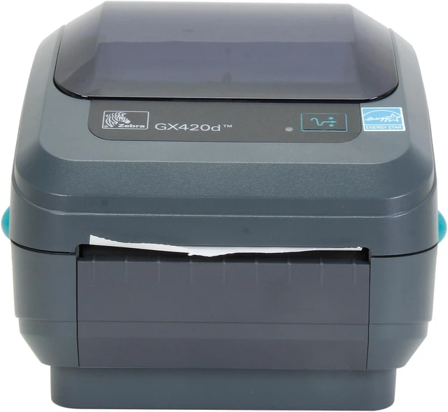 Alt view image 2 of 6 - Zebra GX420d 4” Performance Desktop Direct Thermal Label Printer, 203 dpi, USB, Serial, Ethernet, Cutter (Liner /Tag), EPL2, ZPLII – GX42-202412-000