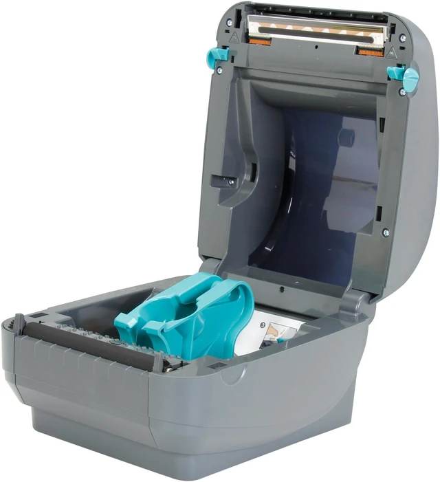 Alt view image 5 of 6 - Zebra GX420d 4” Performance Desktop Direct Thermal Label Printer, 203 dpi, USB, Serial, Ethernet, Cutter (Liner /Tag), EPL2, ZPLII – GX42-202412-000