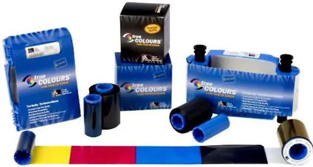 Main image of Zebra 03200BK22045 Wax/Resin Ribbon, 8.66inx1476ft, 3200 High Performance, 1in core