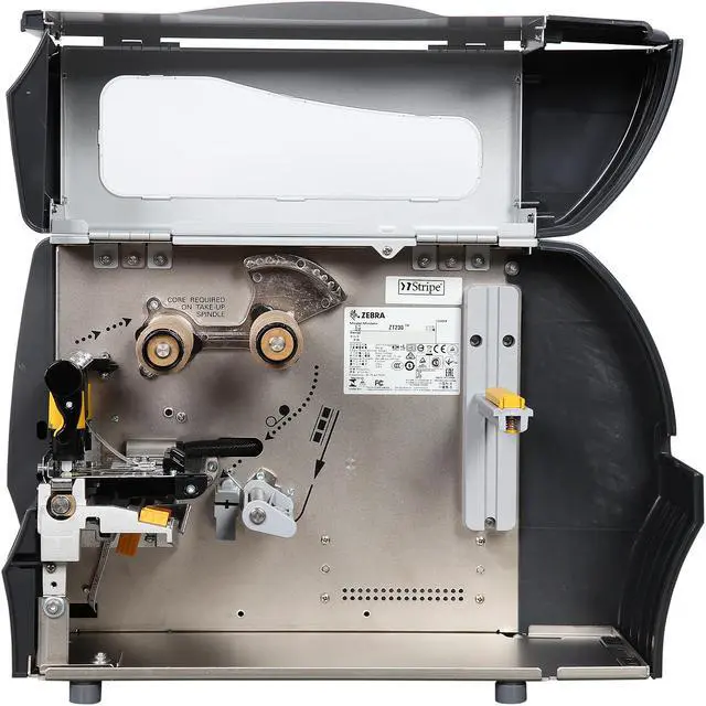 Alt view image 5 of 6 - Zebra ZT230 4” Industrial Thermal Transfer Label Printer, LCD, 203 dpi, Serial, USB, Int 10/100, ZPL, EPL, XML Support, US Cord - ZT23042-T01200FZ