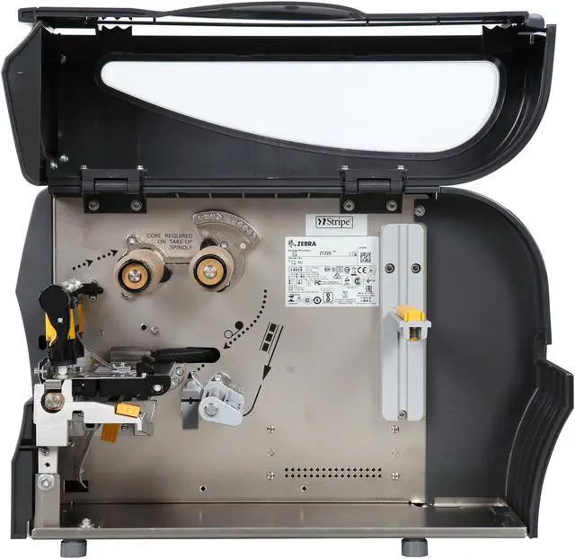 Alt view image 5 of 6 - Zebra ZT220 4” Industrial Thermal Transfer Label Printer, 203 dpi, Serial, USB, Int 10/100, ZPL, EPL, XML Support, US Cord - ZT22042-T01200FZ