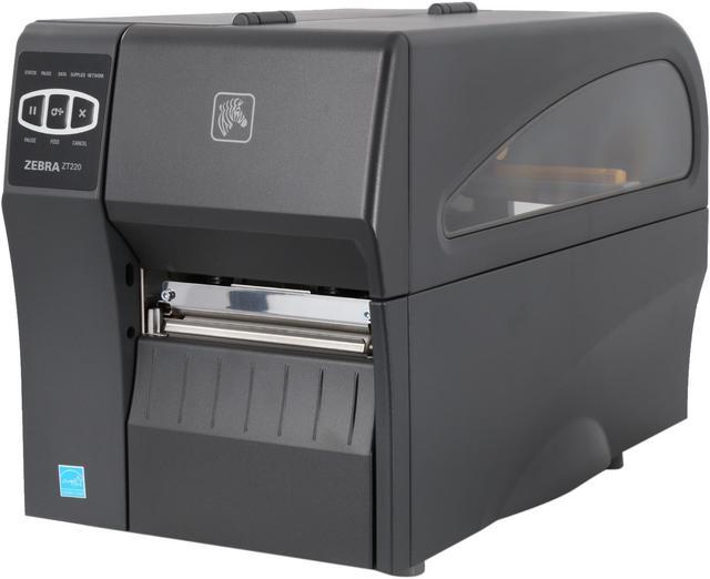 Zebra ZT220 4” Industrial Thermal Transfer Label Printer, 203 dpi, Serial,  USB, Int 10/100, ZPL, EPL, XML Support, US Cord ZT22042-T01200FZ 