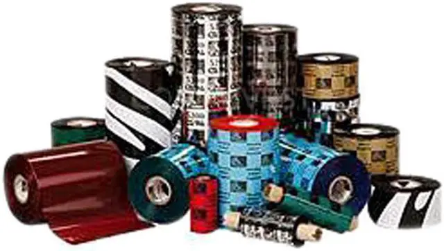 Main image of Zebra 02100BK11045 Wax Ribbon, 4.33" x 1476 ft., 2100 High Performance, 1.00" Core; 1 Roll