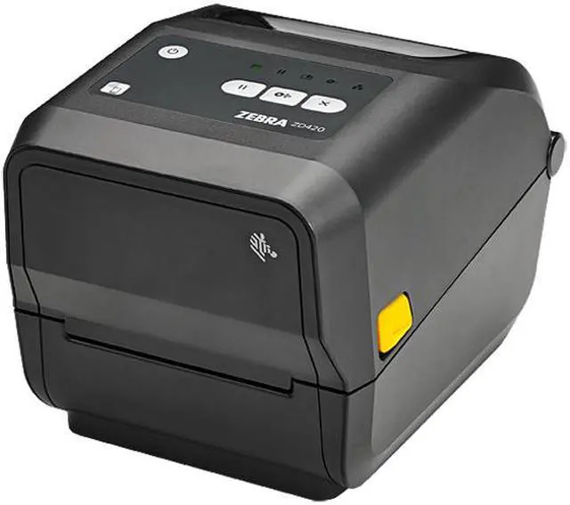 Main image of Zebra ZD420 4” Thermal Transfer Desktop Label Printer, 203 dpi, USB, USB Host, Modular Connectivity Slot, Standard EZPL - ZD42042-T01000EZ