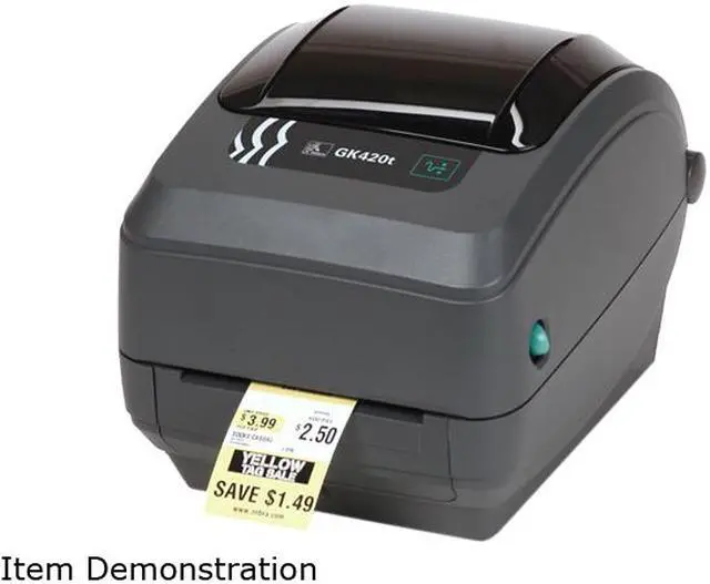 Main image of Zebra GK42-102520-000 Thermal 127 mm / sec 203 dpi GK420t Thermal Desktop Printer, EURO AND UK POWER CORD