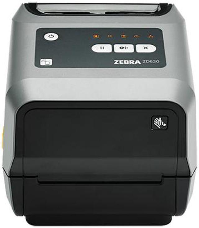 Zebra ZD620 Series Desktop Thermal Transfer Printer, Icon, 203 dpi, USB, USB  Host, Serial, Ethernet, Bluetooth LE, Standard EZPL ZD62042-T01F00EZ 