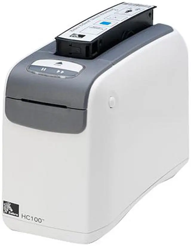 Alt view image 3 of 3 - Zebra HC100-3001-1100 HC100 Health Care Wristband Printer