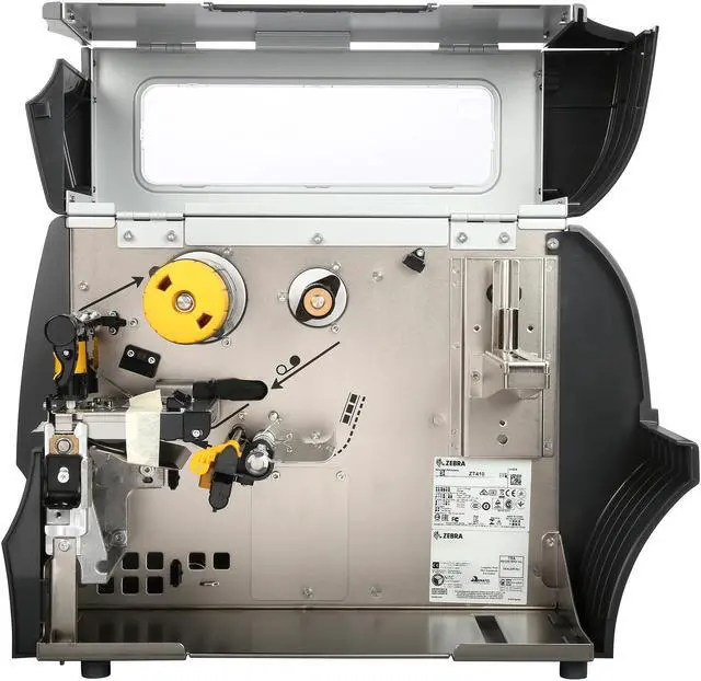 Alt view image 5 of 10 - Zebra ZT410 4" Industrial Thermal Transfer Label Printer, 203 dpi, Serial, USB, 10/100 Ethernet, Bluetooth 2.1/MFi, USB Host, EZPL, XML Support, US Cord - ZT41042-T010000Z
