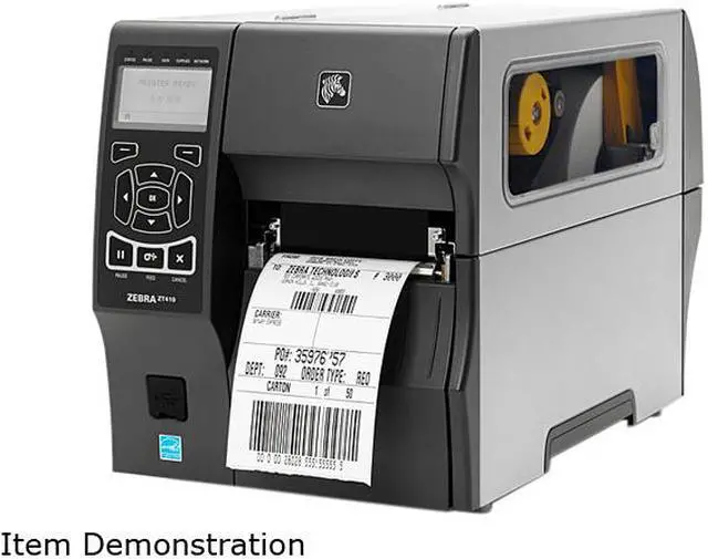 Alt view image 2 of 2 - Zebra ZT410 4" Industrial Thermal Transfer Label Printer, LCD, 203 dpi, Serial, USB, 10/100 Ethernet, Bluetooth 2.1/Mfi, USB Host, 802.11 a/b/g/n Card: US & CAN, EZPL - ZT41042-T01A000Z