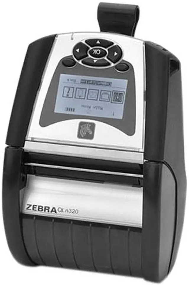 Main image of Zebra QLn320 3” Direct Thermal Mobile Label Printer, LCD, 203 dpi, Bluetooth 3.0, Mfi + Ethernet, Linered Platen, Extended Battery, CPCL, EPL, ZPL, XML - QN3-AUCA0MB0-00