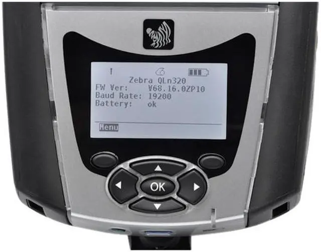 Alt view image 3 of 3 - Zebra QLn320 3” Direct Thermal Mobile Label Printer, LCD, 203 dpi, Bluetooth 3.0, Mfi + Ethernet, Linered Platen, Extended Battery, CPCL, EPL, ZPL, XML - QN3-AUCA0MB0-00