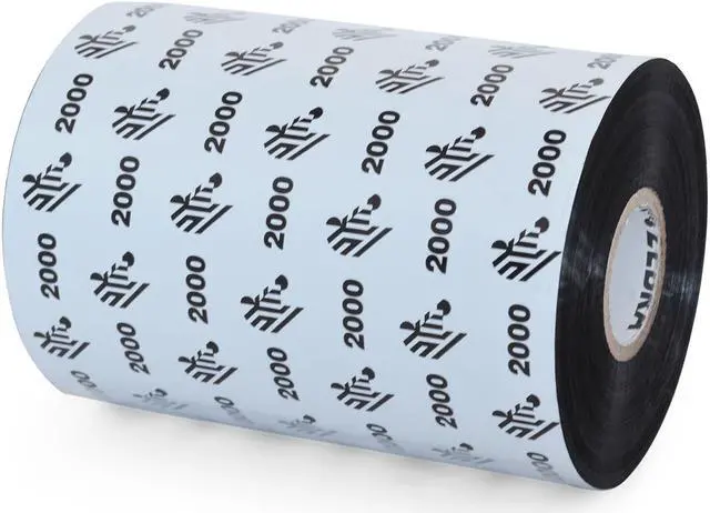 Main image of Zebra Wax/Resin Ribbon, 4.33 in x 984 ft, 2000, 1in core for GT800