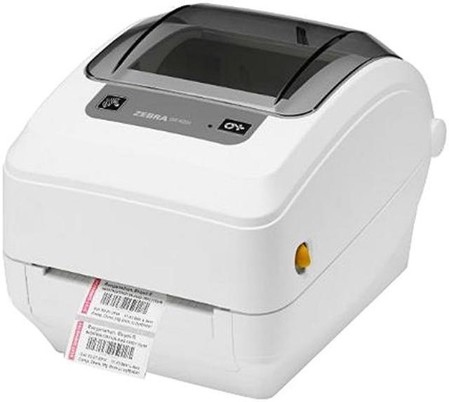 Zebra GK420t 4" Thermal Transfer Label Printer for Healthcare, 203 dpi, 4 MB Flash/8 MB SDRAM, USB, Serial, Centronics Parallel, EPL, - GK4H-102510-000 Barcode & Label Printers - Newegg.com