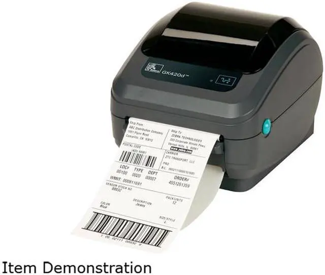 Main image of Zebra GK420d (GK42-2025P0-000) Thermal Transfer 5"/127 mm per second 203 dpi Barcode Printer