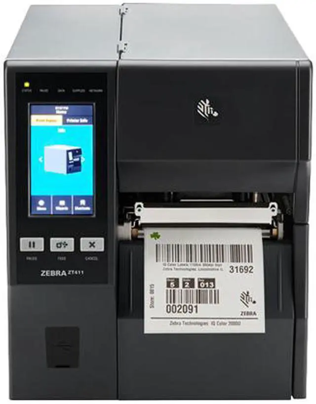 Alt view image 2 of 5 - Zebra ZT41143-T310000Z Direct Thermal/Thermal Transfer Printer 14 ips 300 dpi ZT411 Industrial Printer