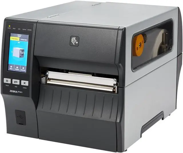 Main image of Zebra Technologies Zebra ZT421 Industrial Direct Thermal/Thermal Transfer Printer - Monochrome - Label Print - Ethernet - USB - Serial - Bluetooth