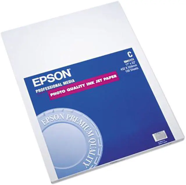 Main image of Epson America S041171 Matte Presentation Paper, 27 lbs., Matte, 17 x 22, 100 Sheets/Pack