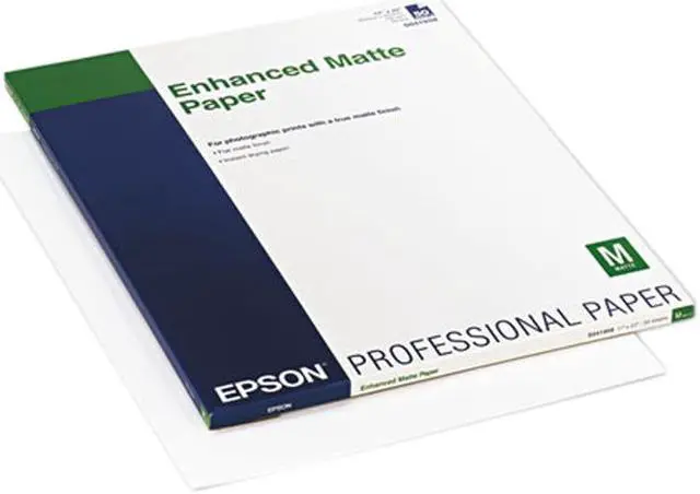 Main image of Epson America S041908 Ultra Premium Matte Presentation Paper, 17 x 22, White, 50/Pack