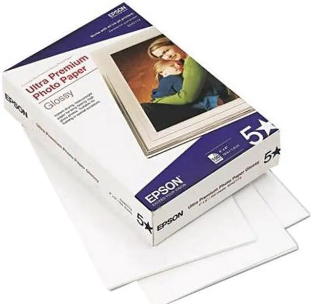 Main image of Epson S042174 Ultra Premium Photo Paper 4" x 6" - Glossy - 96 Brightness - Bright White