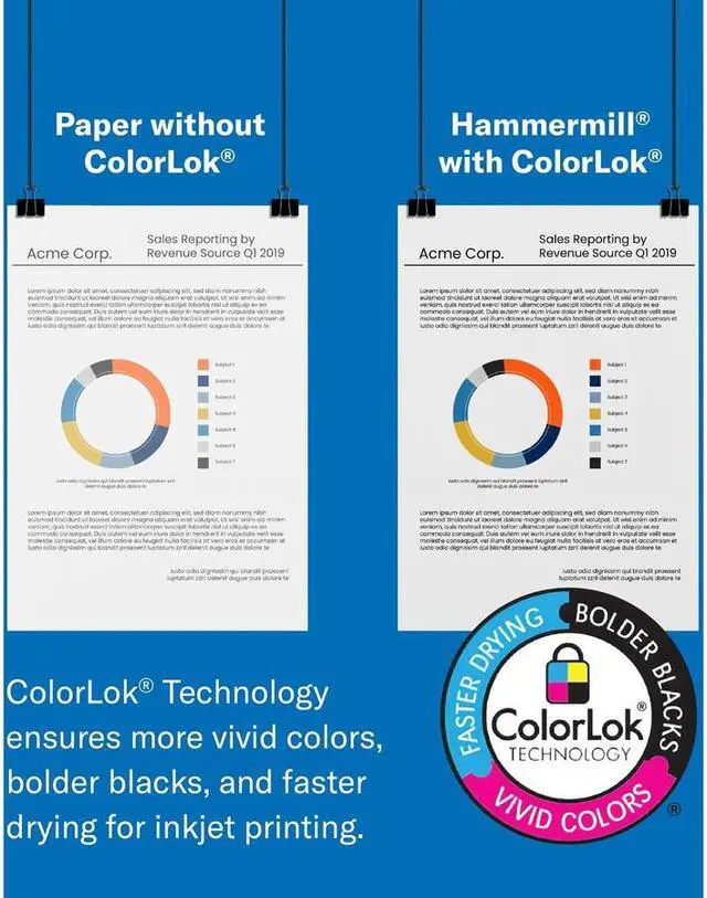 Alt view image 8 of 10 - Hammermill 105007 Copy Plus Paper - White - 92 Brightness - Letter - 8 1/2" x 11" - 500 / Ream - FSC - Acid-free, Quick Drying