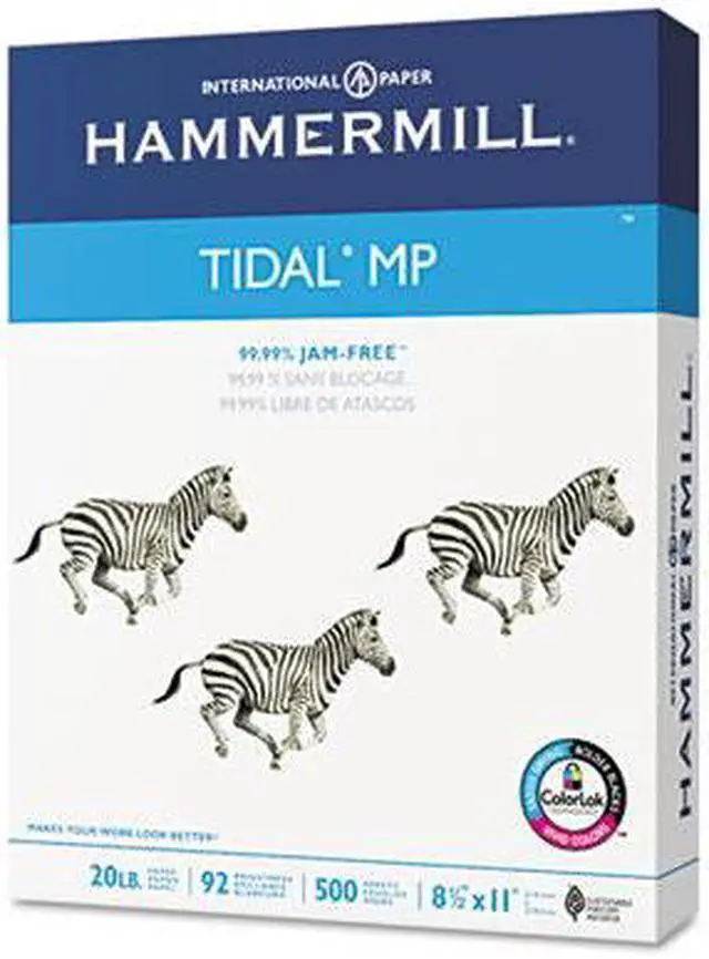 Alt view image 2 of 8 - Hammermill 16200-8 Everyday Copy And Print Paper, 92 Bright, 20lb, Letter, White 5000 Sheets/Ctn