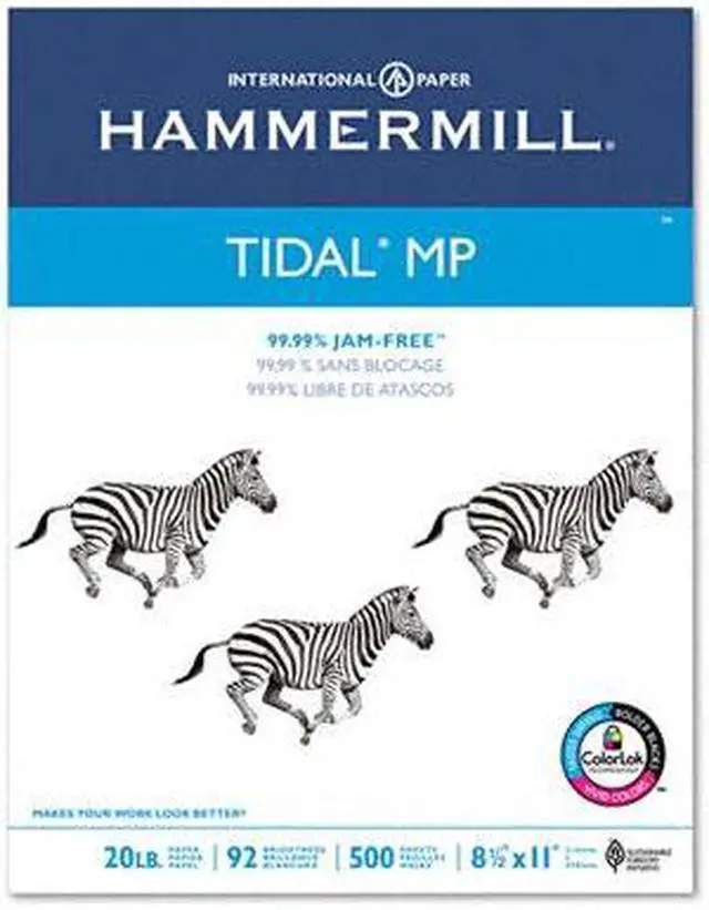 Alt view image 4 of 8 - Hammermill 16200-8 Everyday Copy And Print Paper, 92 Bright, 20lb, Letter, White 5000 Sheets/Ctn