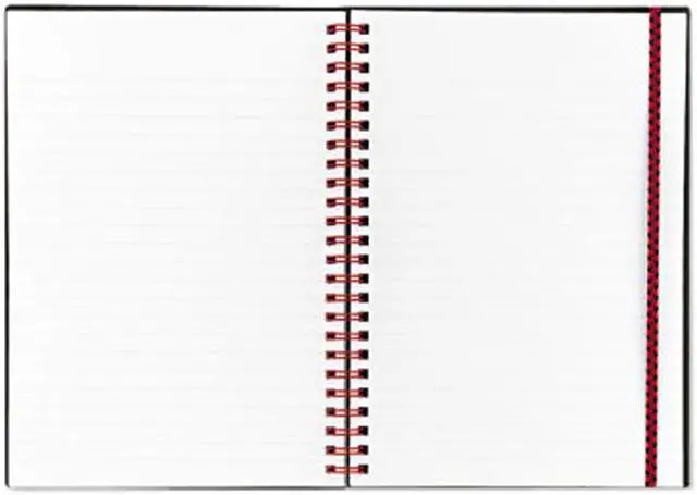 Main image of Black n' Red C67009 Poly Twinwire Notebook, Margin Rule, 5-7/8 x 8-1/4, White, 70 Sheets/Pad