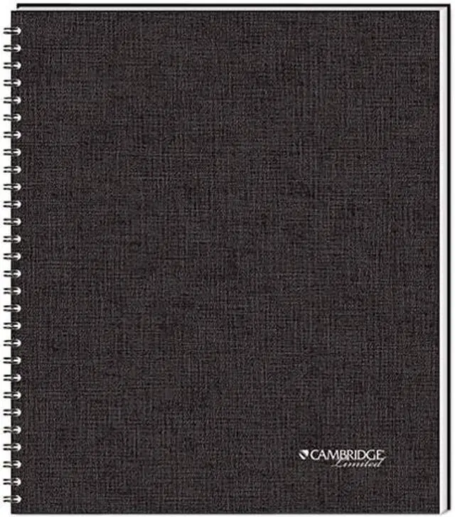 Main image of Mead 06062 Cambridge 1-Subject Wirebound Business Notebook, Lgl Rule, Ltr, WE, 80 Pages