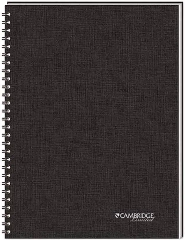 Main image of Mead 06074 Cambridge Limited Subject Wirebound Business Notebook, Legal Rule, 80-Sheets