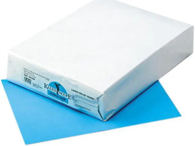 Main image of Pacon 102056 Kaleidoscope Multipurpose Colored Paper, 24lb, 8-1/2 x 11, Cobalt Blue, 500/Ream