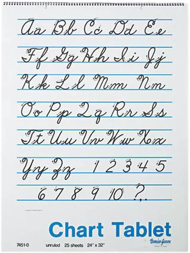 Main image of Pacon 74510 Chart Tablets, Unruled, 24 x 32, White, 25 Sheets/Pad