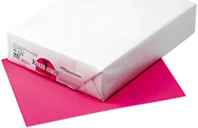 Main image of Pacon 102052 Kaleidoscope Multipurpose Colored Paper, 24lb, 8-1/2 x 11, Hot Pink, 500 Shts/Rm