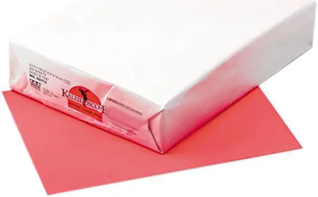 Main image of Pacon 102212 Kaleidoscope Multipurpose Colored Paper, 24lb, 8-1/2 x 11, Coral Red, 500/Ream