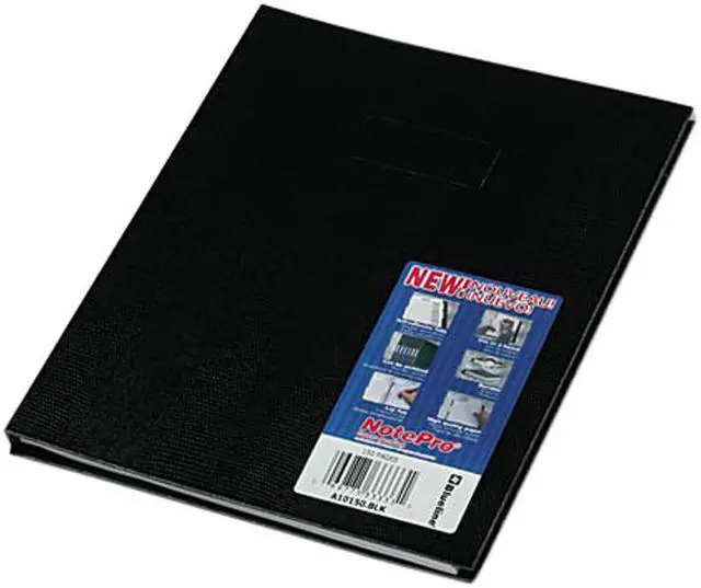 Main image of Blueline A10150BLK Note Pro Business Notebook, College Rule, Letter, White, 150 Sheets/Pad
