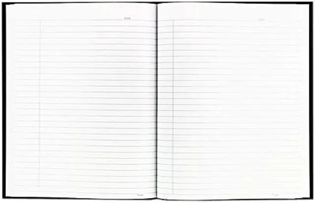 Main image of Blueline A9 Business Notebook w/Black Cover, College Rule, 9-1/4 x 7-1/4, 96 Sheets/Pad