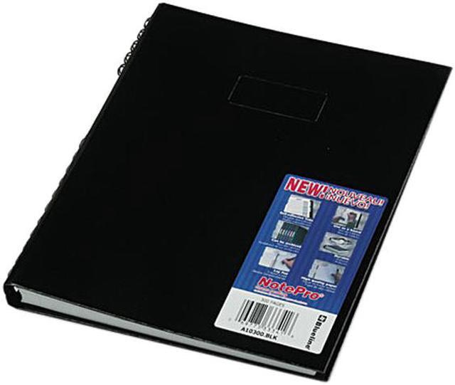 Main image of Blueline A10300BLK Note Pro Business Notebook, College Rule, Letter, White, 300 Sheets/Pad