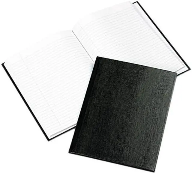 Main image of Blueline A7BLK Exec Notebook, College/Margin Rule, 9-1/4 x 7-1/4, WE/BLK, 75 Sheets