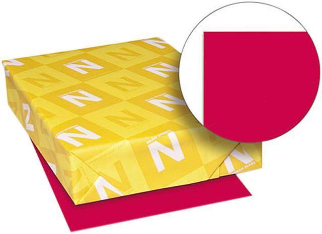 Astrobrights Color Cardstock, 65lb, 8.5 x 11, Re-Entry Red, 250/Pack
