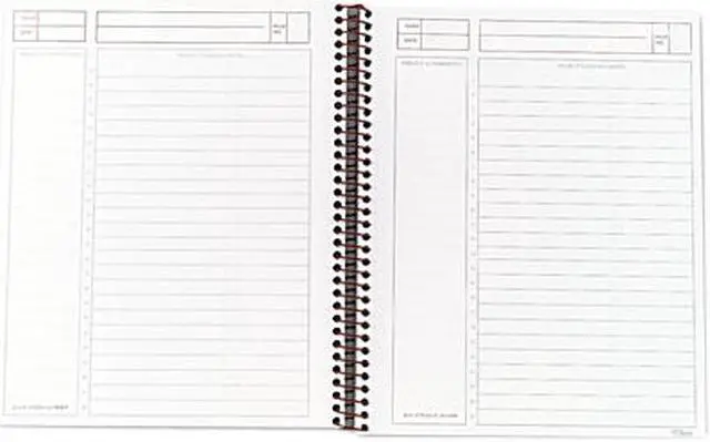 Main image of Tops 63828 JEN Action Planner, Ruled, 6-3/4 x 8-1/2, White, 100 Sheets