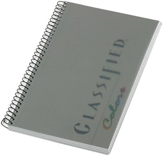 Main image of Tops 73507 Notebook w/Graphite Cover, Narrow Rule, 5-1/2 x 8-1/2, White, 100 Sheets/Pad