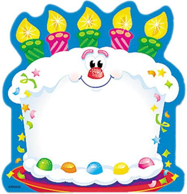 TREND T72071 Note Pad w/Birthday Design, 5 x 5, 50 Sheets/Pad - Newegg.com