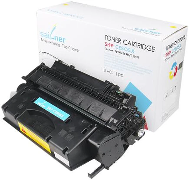 Sailner Compatible SHP-CE505X Toner Cartridge, Alternative for HP ...