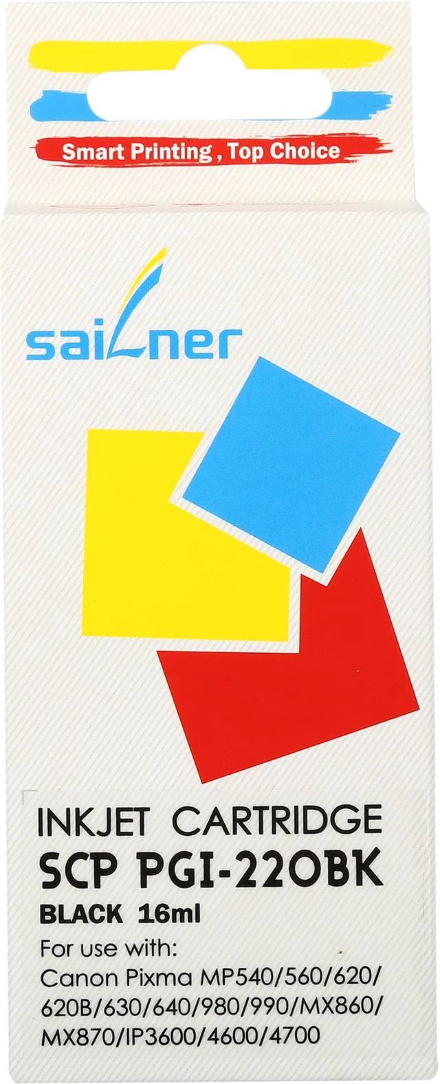 Scp Ink Sailner Compatible SCP-PGI-220BK inkjet Cartridge, alternative for ...