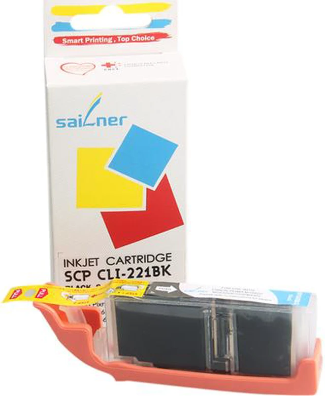 Scp Ink Sailner Compatible SCP-CLI-221BK inkjet Cartridge, alternative for ...