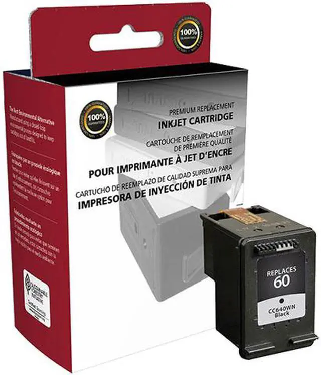 Main image of Clover Imaging Group Compatible Black Ink Cartridge (Alternative for HP 60/CC640WN)