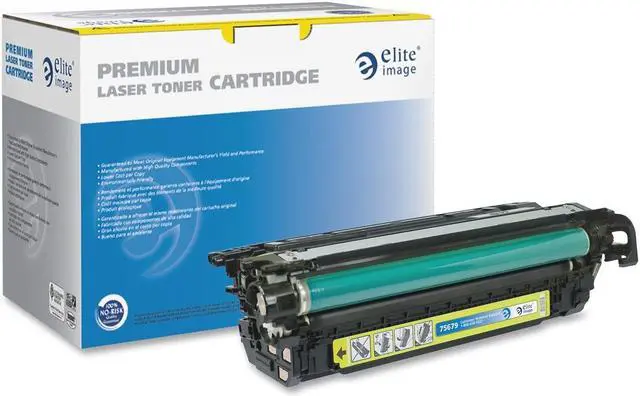 Main image of Elite Image Compatible Yellow Toner Cartridge Replacement for HP 648A CE262A