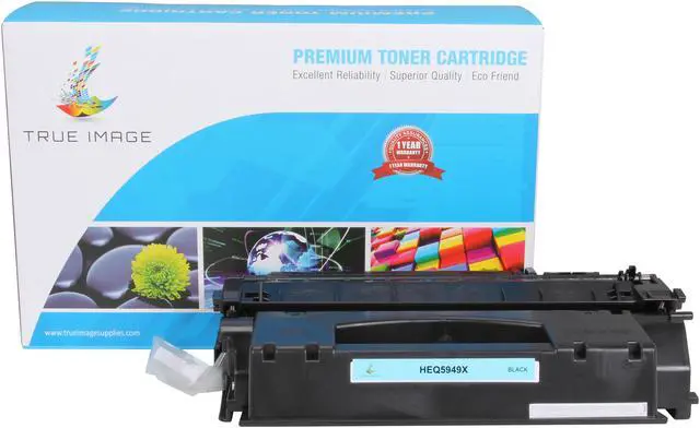 Alt view image 2 of 7 - TRUE IMAGE HEQ5949X High Yield Black Toner Replaces HP 49X Q5949X 11X Q6511X, Single Pack, Page Yield 6,500